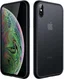 Apple iPhone XS / X Hoesje Transparant Hybride Back Cover Zwart afbeelding 1