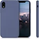 Apple iPhone XR Siliconen Hoesje Blauw afbeelding 2