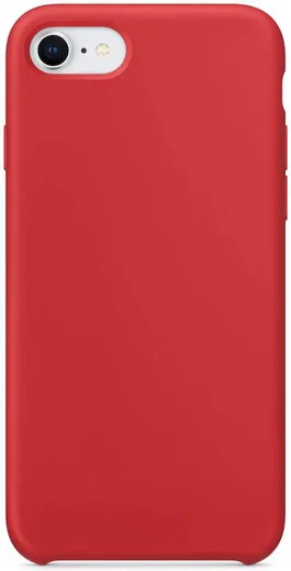 Apple iPhone 7/8 Siliconenhoesje Rood afbeelding 1