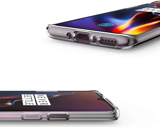 OnePlus 7 Pro Hoesje Dun TPU Transparant afbeelding 6