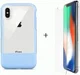 Otterbox Duo Case iPhone X / XS Hoesje + Alpha Glass Sky Blue afbeelding 1