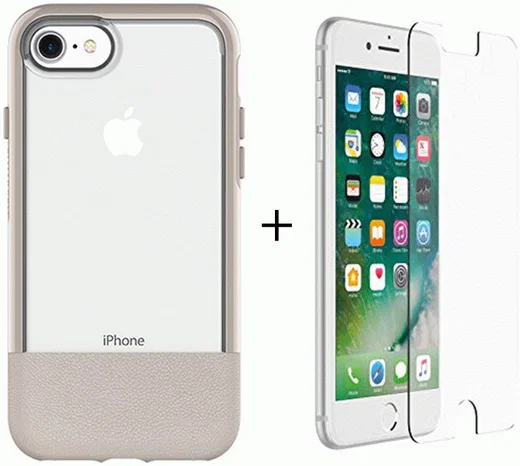 Otterbox Duo Case iPhone 7 / 8 Hoesje + Alpha Glass Beige afbeelding 1