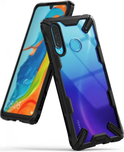 Ringke Fusion X Huawei P30 Lite Hoesje Zwart afbeelding 1