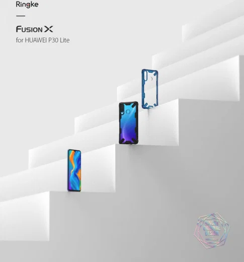 Ringke Fusion X Huawei P30 Lite Hoesje Zwart afbeelding 7