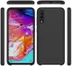 Samsung Galaxy A70 Siliconen Hoesje Zwart afbeelding 6