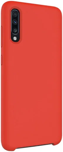 Samsung Galaxy A70 Siliconen Hoesje Rood afbeelding 2