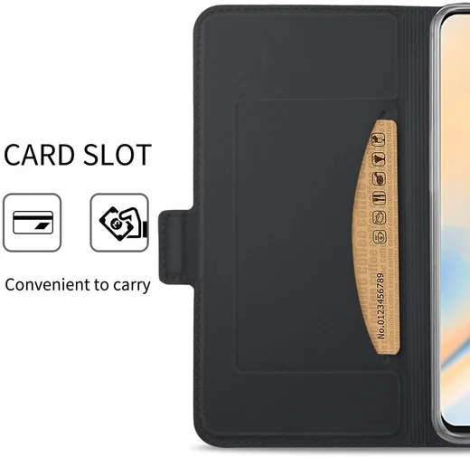 OnePlus 7 Pro Luxe Portemonnee Hoesje Zwart afbeelding 4