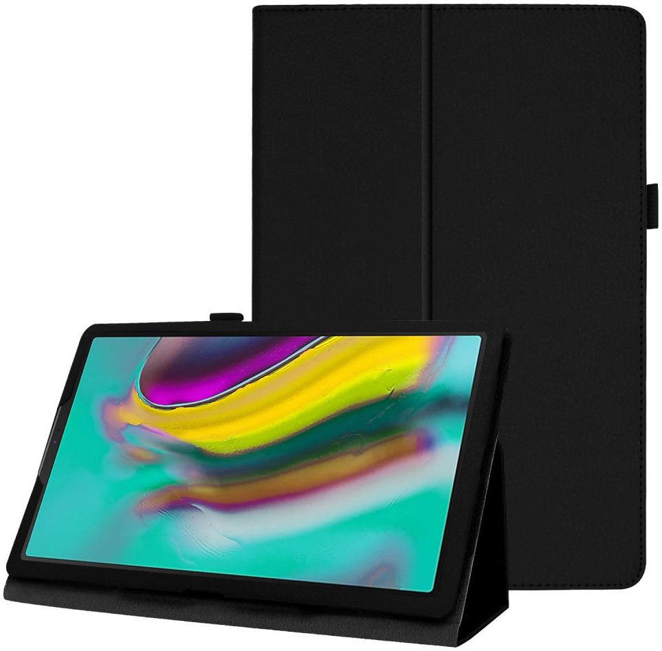 Samsung Galaxy Tab A 10.1 (2019) Two-Fold Book Hoes Zwart afbeelding 1