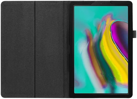 Samsung Galaxy Tab A 10.1 (2019) Two-Fold Book Hoes Zwart afbeelding 2