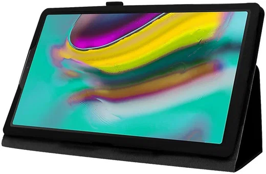 Samsung Galaxy Tab A 10.1 (2019) Two-Fold Book Hoes Zwart afbeelding 4