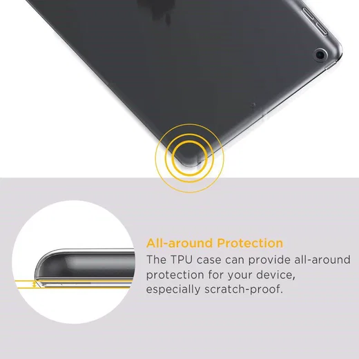 Apple iPad Mini 5 TPU Hoes Transparant afbeelding 6
