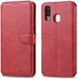 AZNS Samsung Galaxy A40 Portemonnee Stand Hoesje Rood afbeelding 2