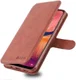AZNS Samsung Galaxy A40 Portemonnee Stand Hoesje Bruin afbeelding 1