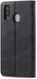 AZNS Retro Samsung Galaxy A40 Portemonnee Stand Hoesje Zwart afbeelding 4