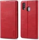 AZNS Retro Samsung Galaxy A40 Portemonnee Stand Hoesje Rood afbeelding 2