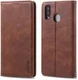 AZNS Retro Samsung Galaxy A40 Portemonnee Stand Hoesje Donkerbruin afbeelding 2