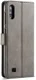 Samsung Galaxy A10 Stijlvol Vintage Portemonnee Bookcase Hoesje Grijs afbeelding 2