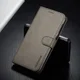 Samsung Galaxy A10 Stijlvol Vintage Portemonnee Bookcase Hoesje Grijs afbeelding 5