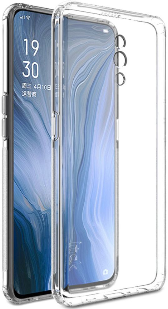 Oppo Reno Hoesje Dun TPU Transparant afbeelding 1