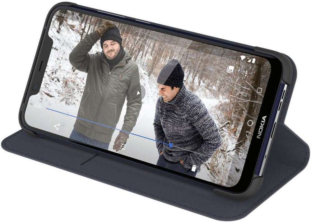 Originele Nokia Entertainment Flip Cover Nokia 8.1 Blauw afbeelding 2