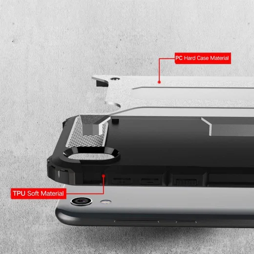 Huawei Y5 (2019) Hybride Hoesje Zwart afbeelding 3