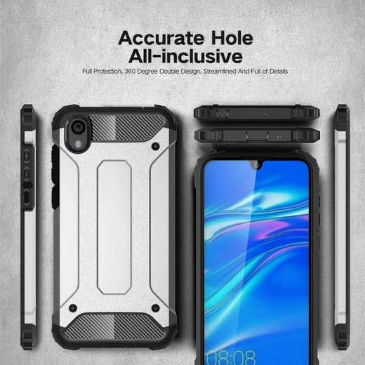 Huawei Y5 (2019) Hybride Hoesje Zwart afbeelding 8