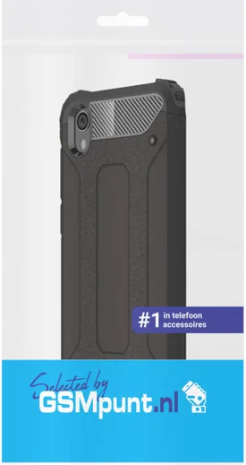 Huawei Y5 (2019) Hybride Hoesje Zwart afbeelding 2
