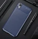 Huawei Y5 (2019) Siliconen Carbon Hoesje Blauw afbeelding 2