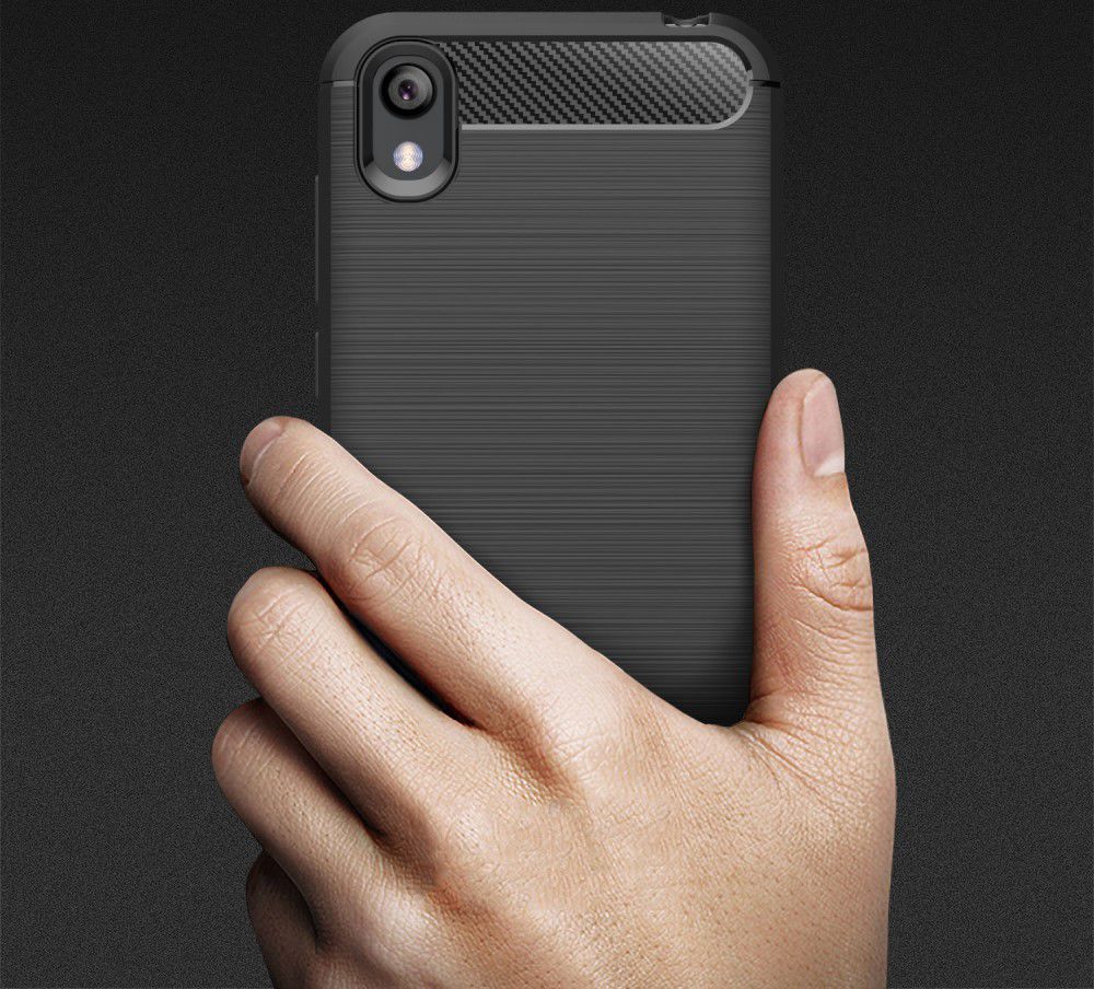 Huawei Y5 (2019) Geborsteld TPU Hoesje Blauw afbeelding 10
