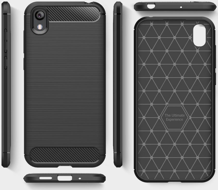 Huawei Y5 (2019) Geborsteld TPU Hoesje Blauw afbeelding 11