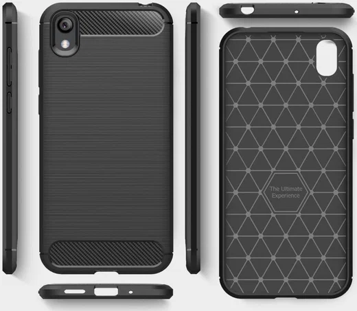 Huawei Y5 (2019) Geborsteld TPU Hoesje Blauw afbeelding 11