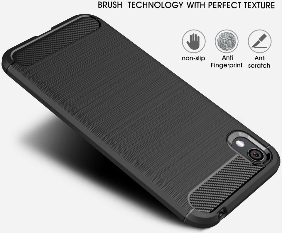 Huawei Y5 (2019) Geborsteld TPU Hoesje Blauw afbeelding 7