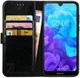 Rosso Element Huawei Y5 (2019) Hoesje Book Cover Zwart afbeelding 1