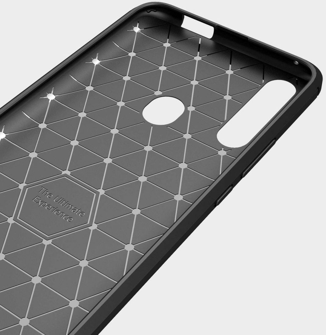 Huawei P Smart Z Geborsteld TPU Hoesje Blauw afbeelding 9