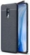Oppo Reno TPU Hoesje met Leren Textuur Blauw afbeelding 1