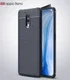 Oppo Reno TPU Hoesje met Leren Textuur Blauw afbeelding 4