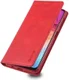 AZNS Samsung Galaxy A70 Portemonnee Stand Hoesje Rood afbeelding 1