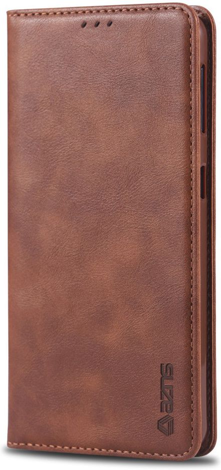 AZNS Samsung Galaxy A70 Portemonnee Stand Hoesje Coffee afbeelding 5