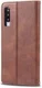 AZNS Samsung Galaxy A70 Portemonnee Stand Hoesje Coffee afbeelding 6