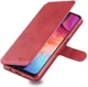 AZNS Samsung Galaxy A70 Wallet Stand Hoesje Rood afbeelding 1