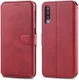 AZNS Samsung Galaxy A70 Wallet Stand Hoesje Rood afbeelding 4