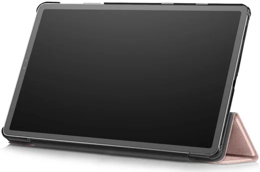 Samsung Galaxy Tab S5e Hoes Tri-Fold Roze afbeelding 3