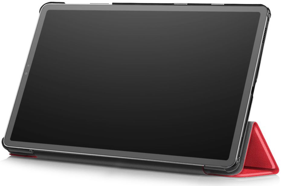 Samsung Galaxy Tab S5e Hoes Tri-Fold Rood afbeelding 4