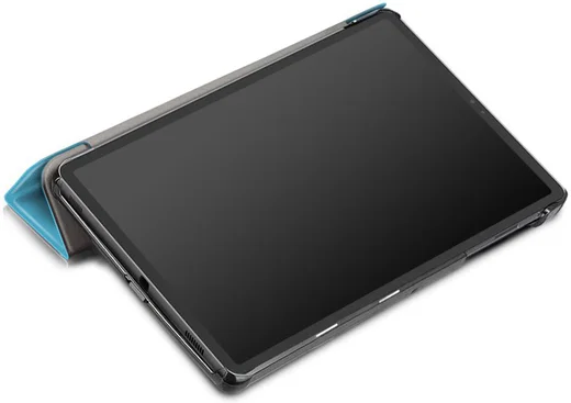Samsung Galaxy Tab S5e Hoes Tri-Fold Blauw afbeelding 4