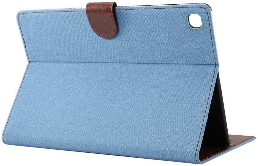 Samsung Galaxy Tab S5e Jeans Portemonnee Hoes afbeelding 3