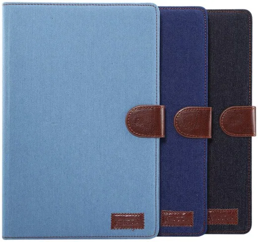 Samsung Galaxy Tab S5e Jeans Portemonnee Hoes afbeelding 8