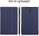 Samsung Galaxy Tab A 10.5 (2018) Tri-Fold Hoes Donker Blauw afbeelding 3