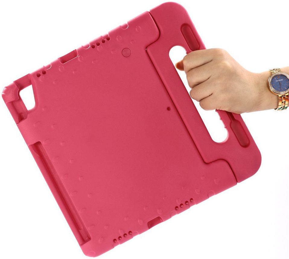 Apple iPad Pro 11 (2018) Kinder Tablethoes met Handvat Roze afbeelding 3