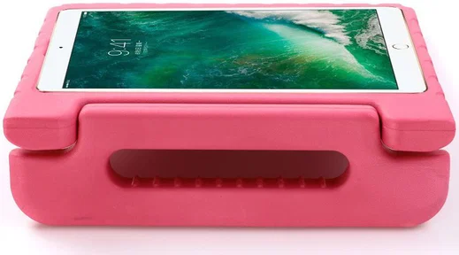 Apple iPad Pro 11 (2018) Kinder Tablethoes met Handvat Roze afbeelding 6