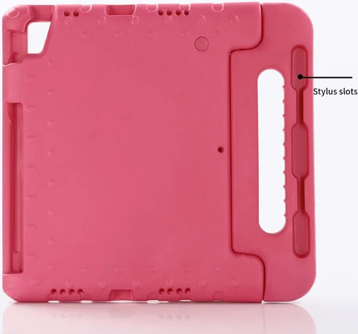 Apple iPad Pro 11 (2018) Kinder Tablethoes met Handvat Roze afbeelding 7